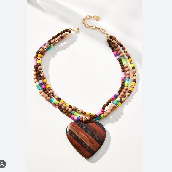 DANNIJO Retro Heart Necklace - Picture 4 of 6